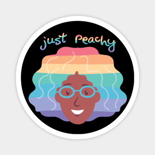 Just Peachy pastel Magnet